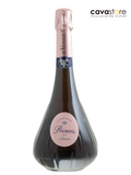 Cava Kripta Rosat Trepat fles met rosé kleur en etiket zichtbaar