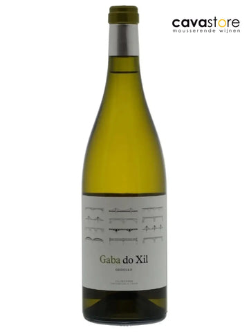 Gaba do Xil O Barreiro witte wijn fles met etiket zichtbaar