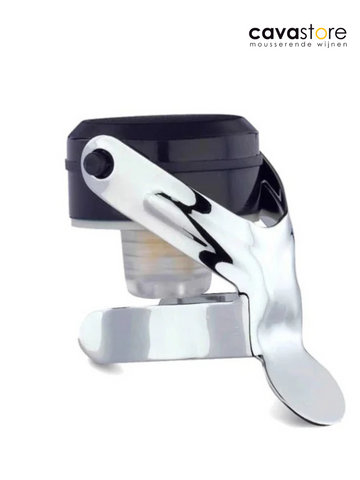 Champagne Stopper Zwart – veilige flesafsluiter voor champagneflessen, horeca en thuisgebruik